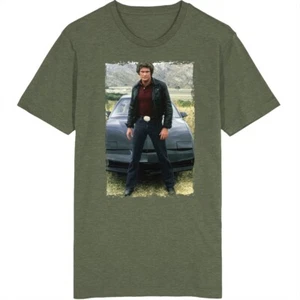 Knight Rider David Hasselhoff 80s Tv Series T Shirt - Picture 1 of 1