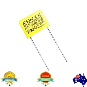 X2 Safety capacitor for Power tool Fan Motor 275V AC 433K 0.33uf pin Pitch 15mm - Picture 1 of 1