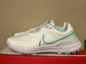 NEW Nike Men's Infinity Pro 2 Golf Shoes White Mint Foam DJ5593-100 Size 8 - Picture 1 of 6