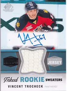 2014-15 SP Game Used Inked Rookie Sweaters #IRSVT Vincent Trocheck 110/149 - Picture 1 of 2
