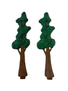 2001 Toy Biz Lord of the Rings Ringwraith Reveal Base Replacement Trees Set of 2 - Picture 1 of 2