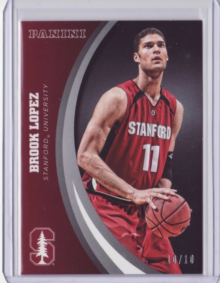 2015 Panini Collegiate Stanford Black #22 Brook Lopez 10/10 - Flat S/H Foto 1 de 1