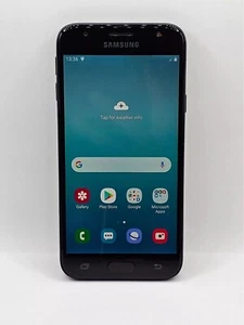 Samsung Galaxy J3 2017 16GB Wi-Fi Android Smartphone Mobile - Blue (Unlocked) - Afbeelding 1 van 16