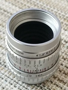 Bell & Howell obiettivo Super Comat Cooke 1" f/1.9 con anello taglia 4,5. MENTA! - Foto 1 di 9