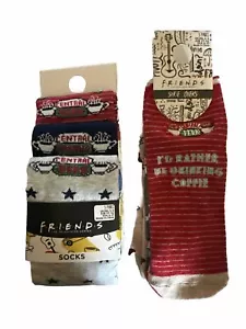 Primark Friends Central Perk Damensocken Paket - 6 Paar brandneu mit Etikett - Bild 1 von 6