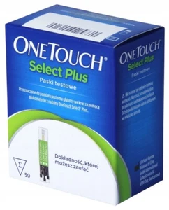 ONE TOUCH SELECT PLUS 50 Tiras Reactivas de Medición de Glucosa Sangre 09/2026 - Imagen 1 de 2