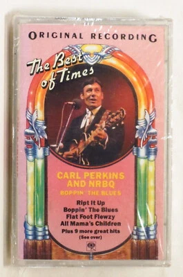 NRBQ / CARL PERKINS - Boppin' The Blues 1987 ReM US cassette SEALED  - Image 1 of 2