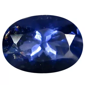 0.74 ct AAA Very good Oval Shape (7 x 5 mm) Blue Iolite Natural Gemstone - Picture 1 of 1