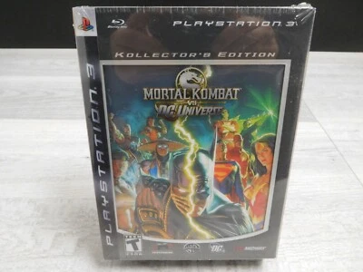 NEW SEALED Mortal Kombat vs. DC Universe Kollector's Edition Playstation 3 PS3 - Image 1 of 4