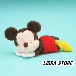 RARE Mickey Mouse Mega BIG Fluffy Sleeping Plush doll from JAPAN - Picture 1 of 7
