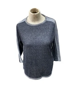 Maglione donna Cathy Daniels grigio erica e grigio chiaro maglia manica 3/4 rilassato - Foto 1 di 6