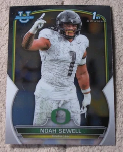 2022 Bowman Chrome University #57 Noah Sewell 1st Bowman Card - Picture 1 of 2