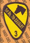 1St Bn 7Th Cavalry 1St Cav Division 3Rd Brigade 5" Patch C/E