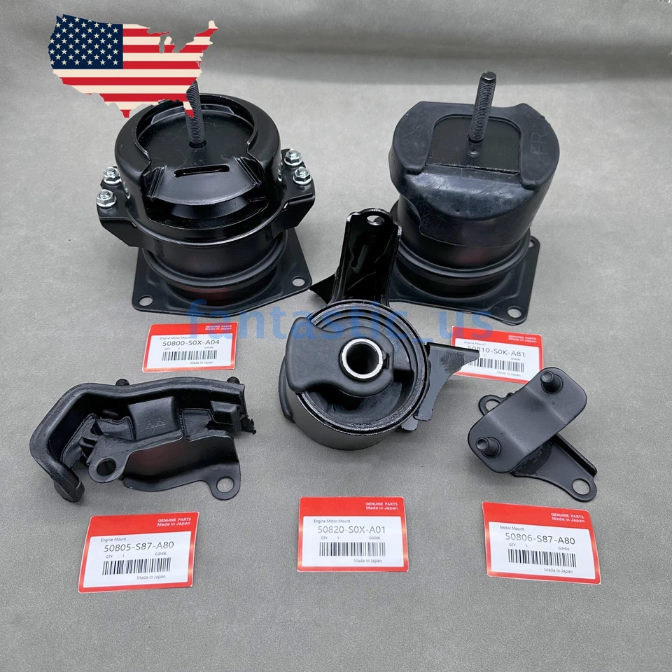 ¡Nuevo! Soportes de motor 5 piezas de repuesto para Acura TL 2000-2003 3,2 L V6 K437 EE. UU. Foto 1 de 4
