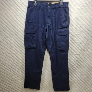NEU Carhartt 103574 Rugged Flex Relaxed Fit 32x32 Hose blau Cargo Arbeitshose - Bild 1 von 9