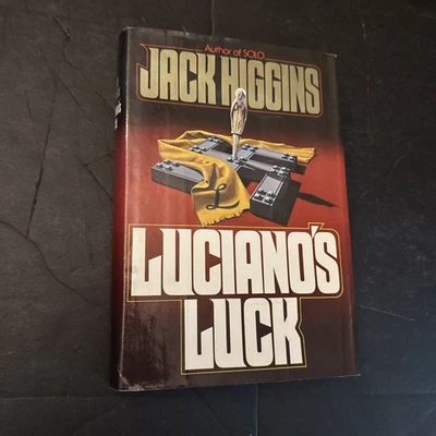 LUCIANO'S LUCK by Jack Higgins 1981 HC author of The Eagle Has Landed Foto 1 de 4
