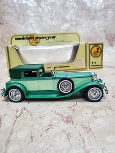 Matchbox Models of Yesteryear Y4-4 1930 Model J Duesenberg Town Car issue13 NEW - Picture 1 of 11