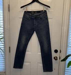 Jean en blanco NYC Wooster calce ajustado en azul nuevo con etiquetas para hombre talla 30x32 (M208) - Imagen 1 de 7