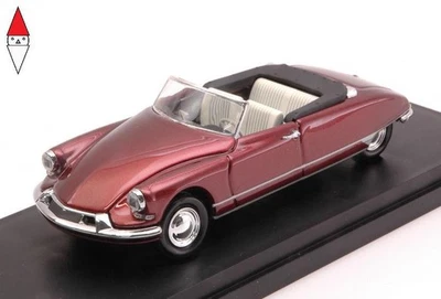 1/43 RIO CITROEN DS19 CABRIOLET 1962 RED MET - Immagine 1 di 3
