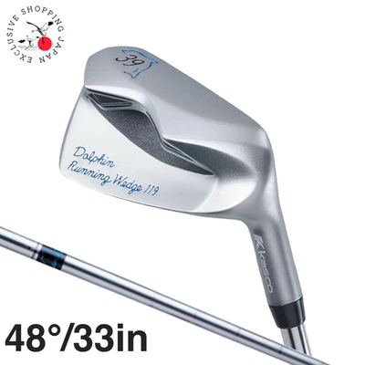 Kasco DOLPHIN Pitch & Run Wedge DPW-119 48° 33in Nippon Shaft Original Steel JP - Image 1 of 4