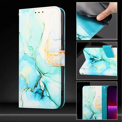 For Nokia C20 Plus G20 G10 C30 Marble Pattern PU Leather Wallet Case Phone Cover - Image 1 of 4