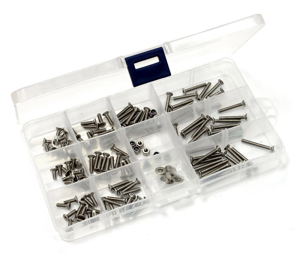 Stainless Steel M3 Countersunk Flat Head Socket Screw (120) w/ Hardware & Box - Image 1 of 1