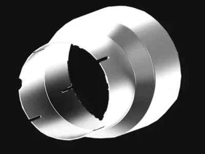 MBRP Aluminized Steel Silver Exhaust Adaptor Universal UA2004 - Picture 1 of 1