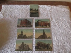 7 Vintage Colored Postcards - 6 Saskatoon, Sask. Canada, 1 Vancouver - Picture 1 of 12