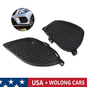 Pair Bumper Fog Light Lamp Cover for 2017-2019 Mercedes-Benz GLE43 AMG - Picture 1 of 8