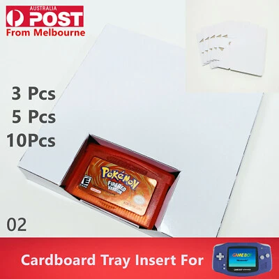 Cardboard Box Art Insert For Nintendo Gameboy Advance & GBA SP Game Insert - Image 1 of 4