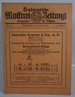 Süddeutsche Molkerei Zeitung 1925 Kempten im Allgäu Seiten 838-856