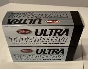 Wilson Ultra Titanium Platinum Tour Performance Golf Balls Set of 6 #2 & 3 - Picture 1 of 9