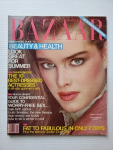 1980 Harper's Bazaar mag BROOKE SHIELDS Liza Minnelli Bianca Jagger Tatum O'Neal - Picture 1 of 13