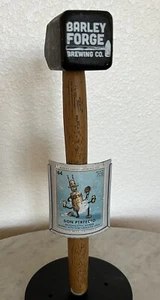 11" Barley Forge Brewing Co Hammer Beer Tap Handle Man Cave Kegerator - Picture 1 of 6