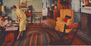 S & H Green Stamps MCM Living Room 1959 Vintage Print Ad St Louis MO Housewife - Picture 1 of 2