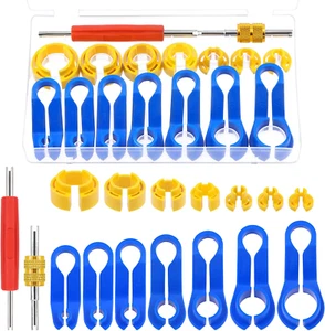 Glarks 16Pcs Fuel Line Disconnect Removal Tool Set Compatible with Most Ford/... - Picture 1 of 12