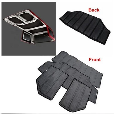 Kit de aislamiento térmico acústico de techo rígido negro para Jeep Wrangler JK 2012-2017 4 puertas Foto 1 de 4