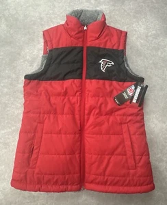 Atlanta Falcons Reversible Puffer Vest Women’s Size Small NWT - Picture 1 of 16