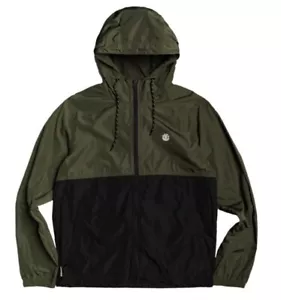 New NWT Element Men's Alder Fundamental Jacket Windbreaker Water Resistant M - Picture 1 of 3