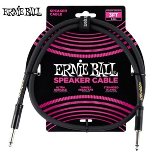 Ernie Ball 6071 3 Fuß TS-Stecker 1/4 Zoll auf dasselbe ultra robuste Lautsprecherkabel - Bild 1 von 1