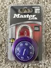Master Lock 1530Dcm Locker Lock Combination Padlock 1 Pack Purple New