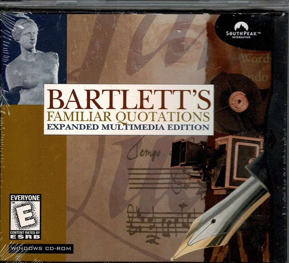 Bartlett's Familiar Quotations Pc Brand New XP Multimedia 22,000 Quotations - Image 1 of 2
