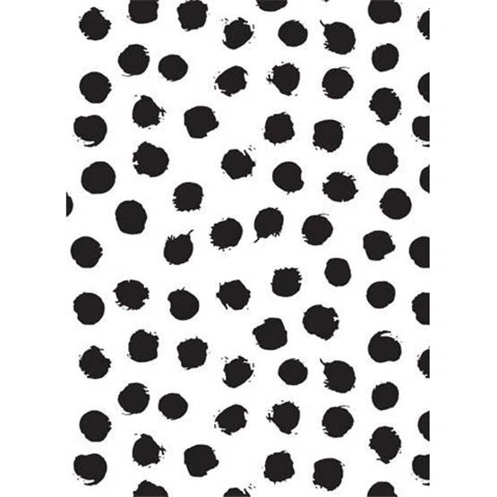 #186 Darice Embossing Folder Essentials " BLOT DOT BACKGROUND " #30023109
