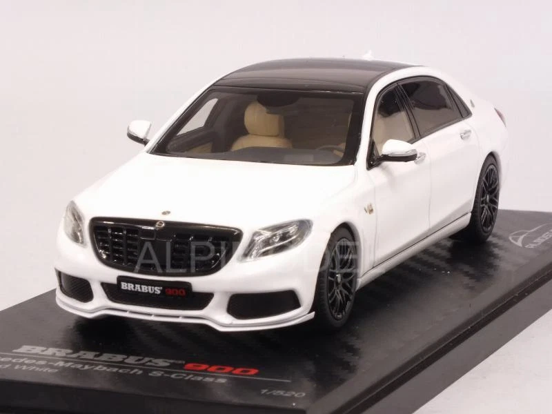 Brabus 900 Mercedes Maybach S-Class 2016 Diamond White 1:43 ALMOST REAL 460101 - Immagine 1 di 1