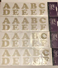 Neu mit Etikett (Menge 4) Alphabet nächster Stil 1" aufbügeln goldene Buchstaben (160 Stck. insgesamt) ABCs