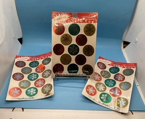 Adesivi Foil Fiocco di Neve Natalizi 1984 Hi-Gloss Foil Stickers - Foto 1 di 6