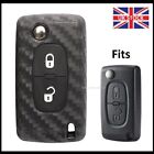 Key Cover For PEUGEOT CITROEN 2 / 3 Button Case Remote Flip Fob Protector Hull