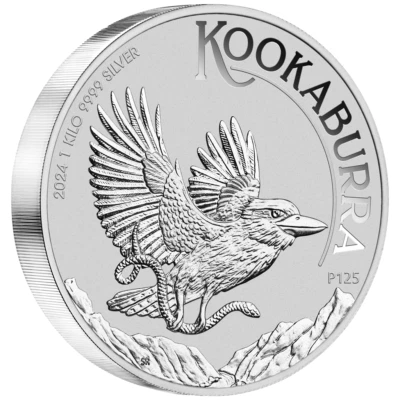 Silbermünze 1kg Kookaburra 2024 - Australien - Anlagemünze - ST - Bild 1 von 3