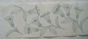 Unbenutzte 42 inch / 106 cm Bügeltransfers - Blumen, Einfassung v.4 - Bild 1 von 2