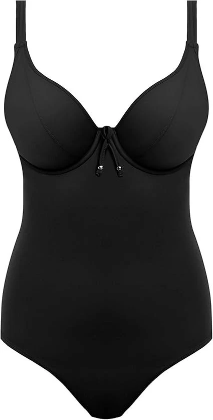 FREYA REMIX BLACK UNDERWIRE PADDED CONVERTIBLE SWIMSUIT SIZE 30F / 8F - image 1 of 1